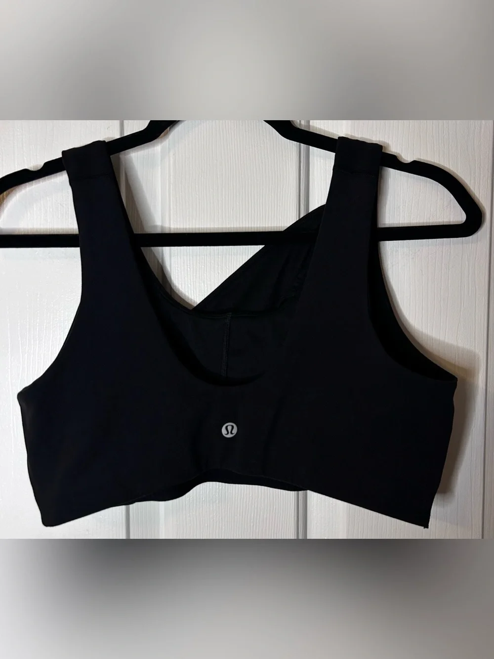 Lululemon Nulu Cross-Front Yoga Bra *Light Support, B/C Cups- Black/ Size 12